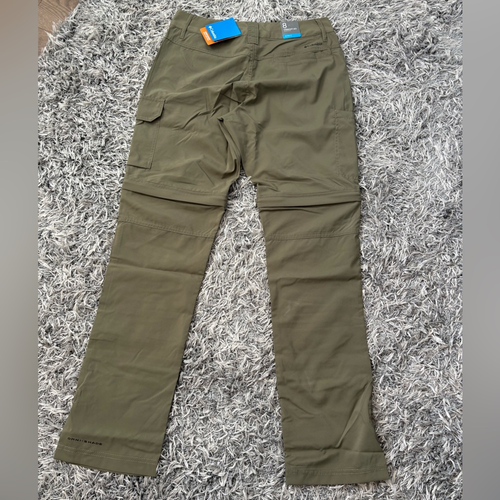 Columbia Women's Silver Ridge Utility Convertible Pants - Stone Green - Size 8 - Picture 8 of 16